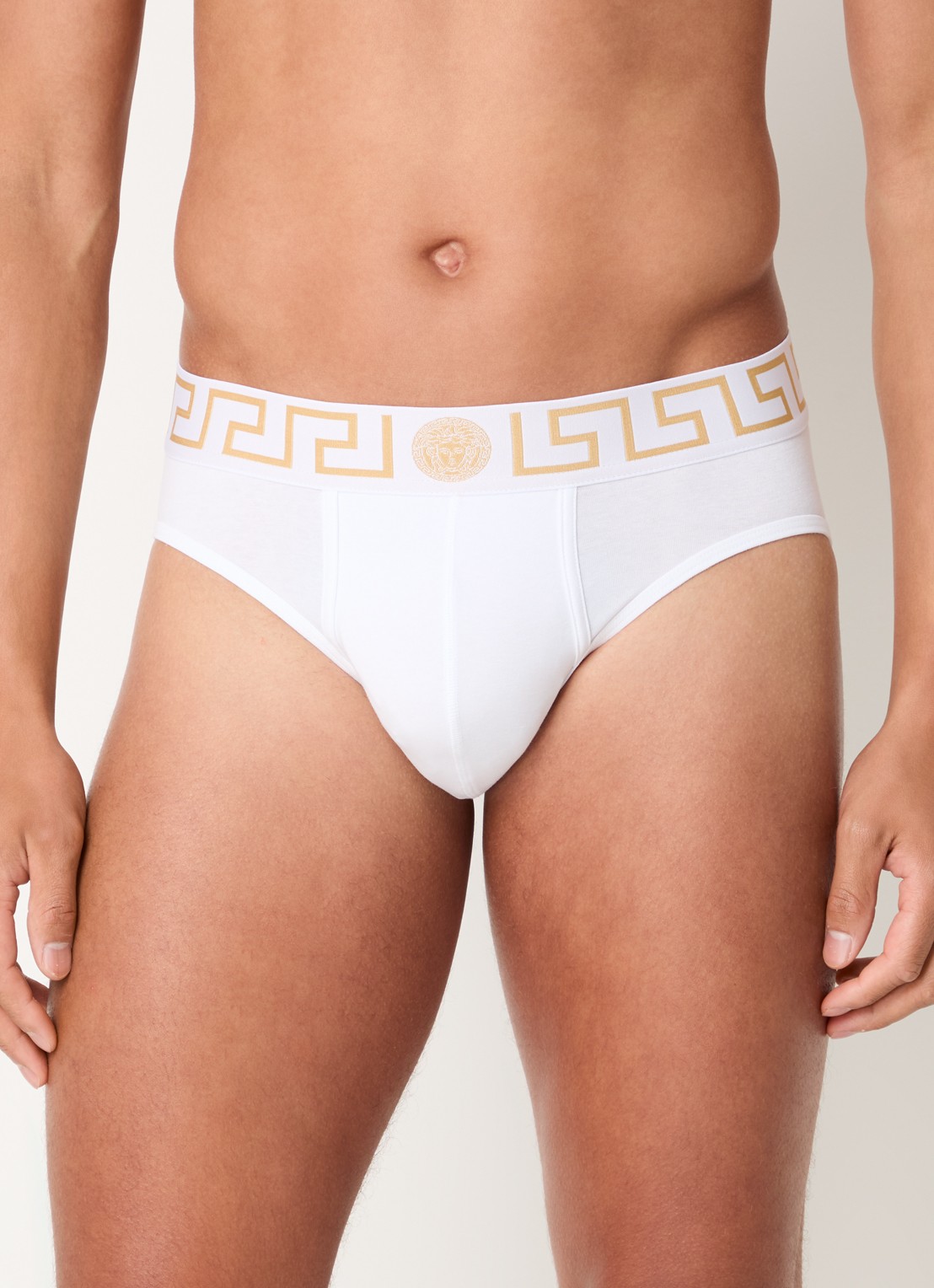 Slip met logoband - detail 3 wit