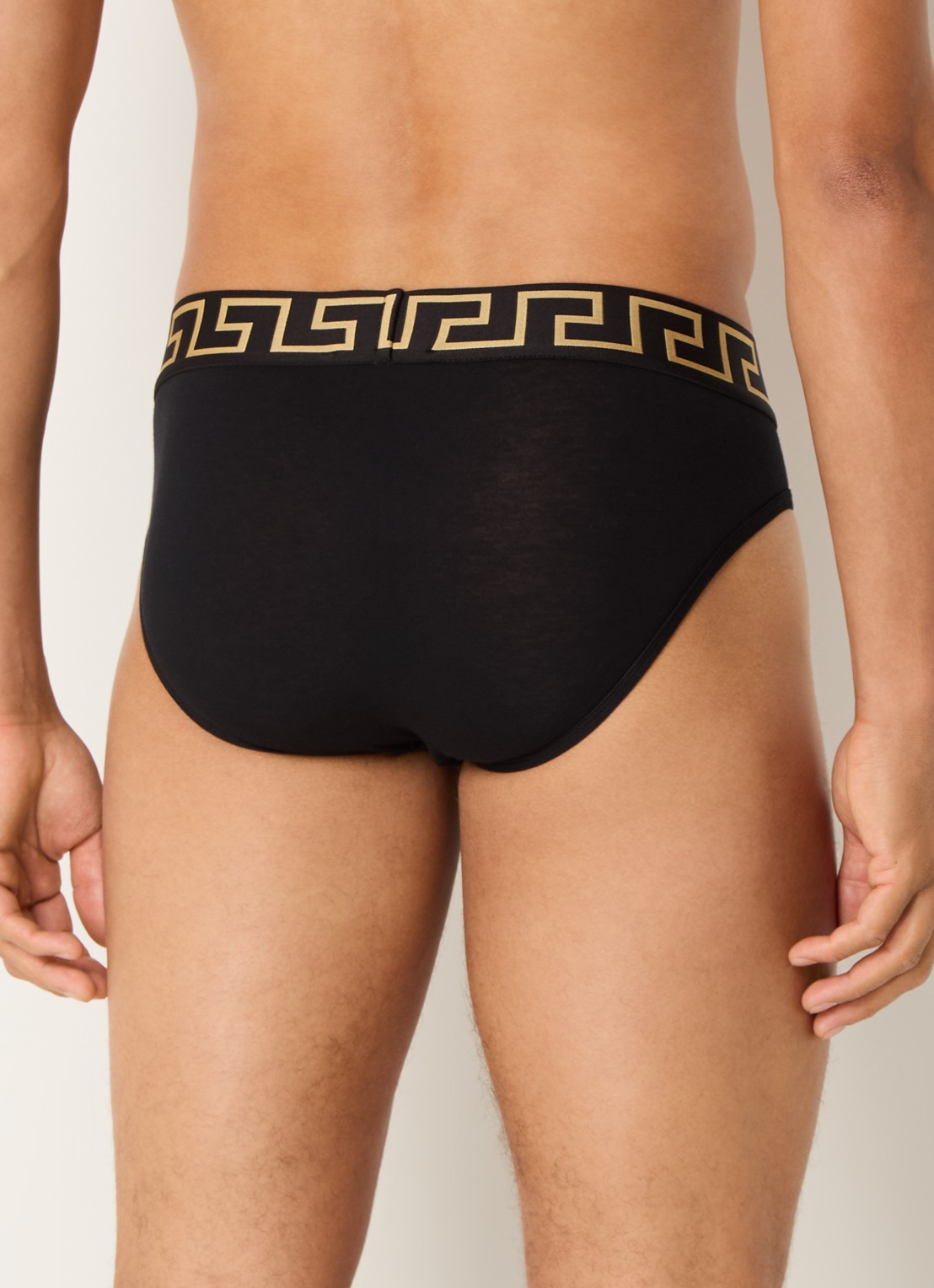 Slip met logoband - achterkant zwart