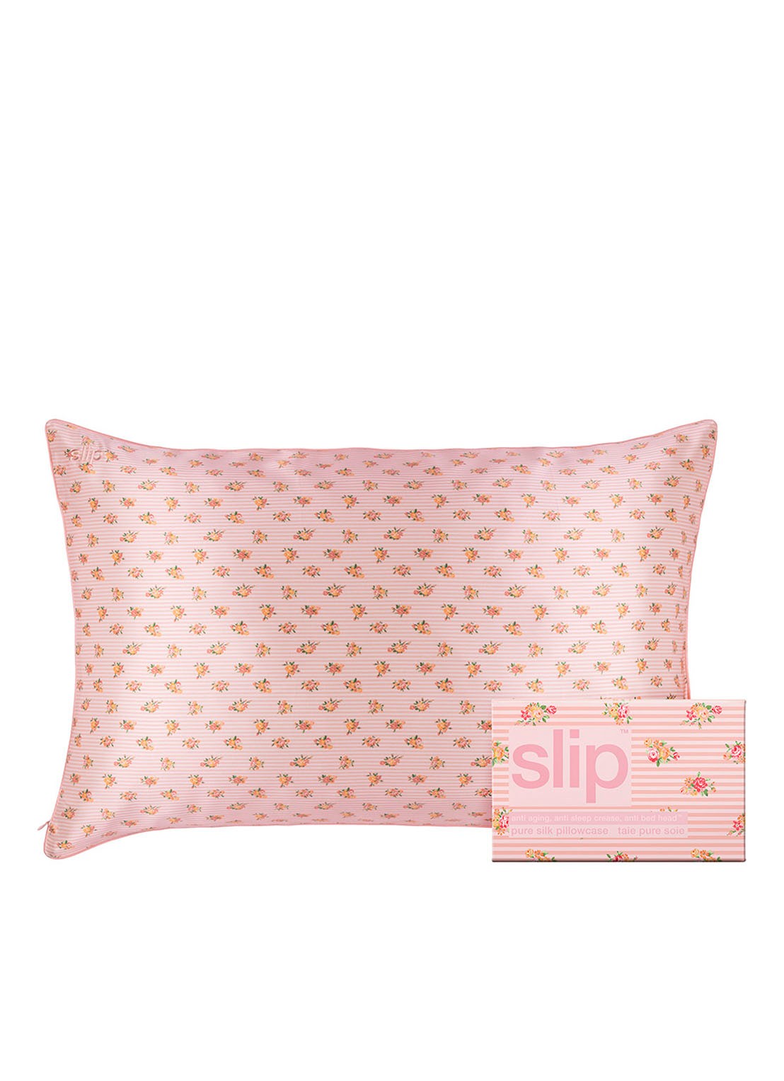 slip Queen Pure Silk Pillowcase - kussensloop - voorkant petal