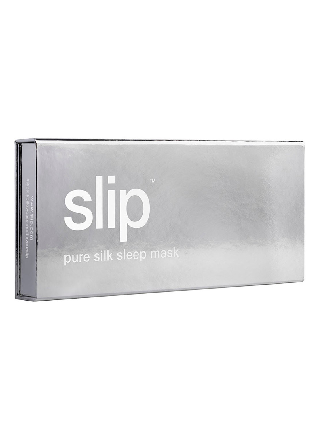 slip Silk Sleep Mask - slaapmasker van zijde - detail grijs