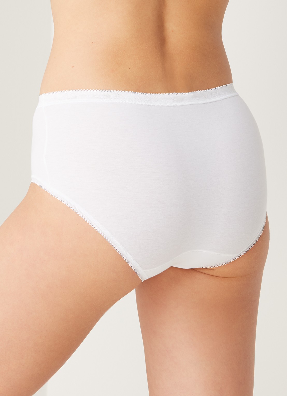 Sloggi Basic Midi slip - achterkant wit