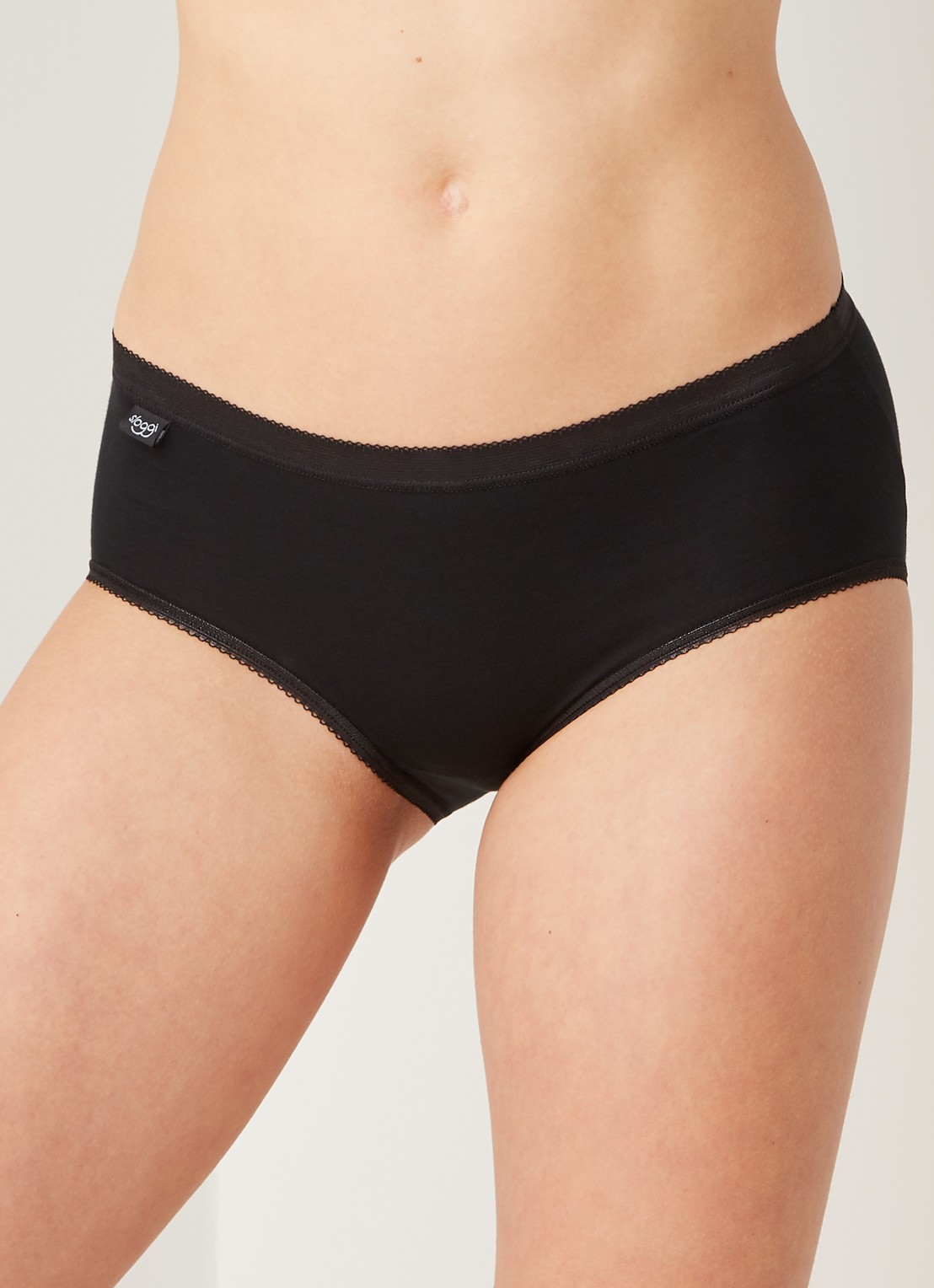 Sloggi Basic Midi slip - detail 3 zwart