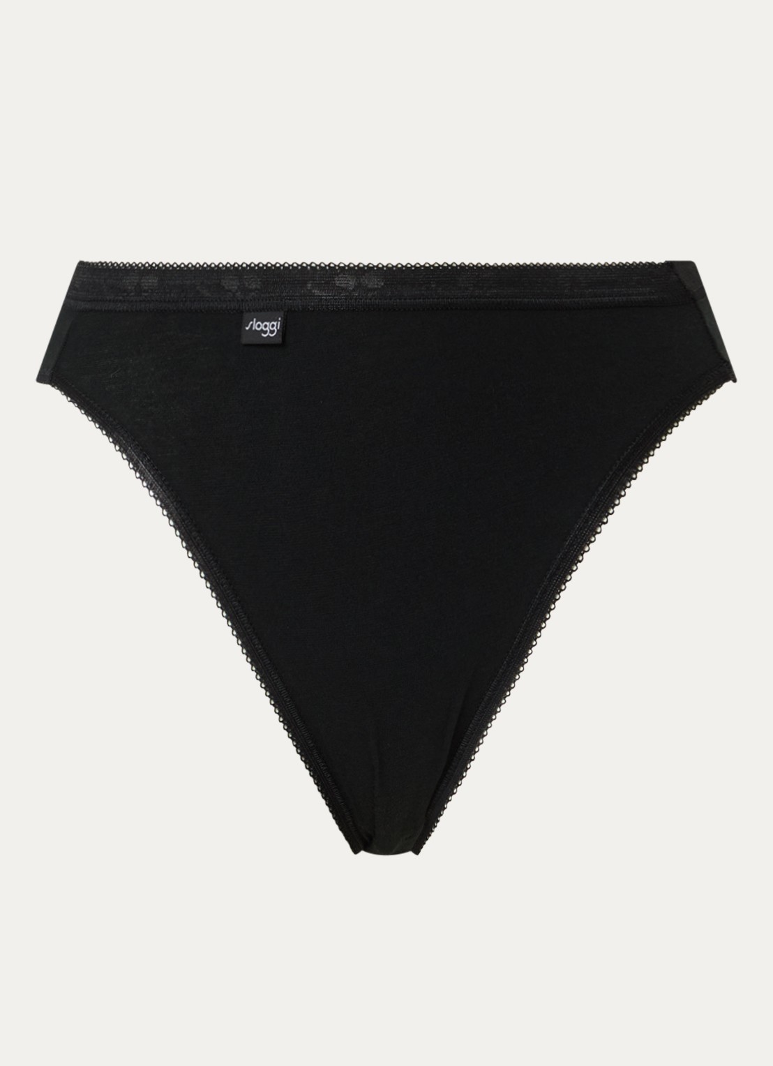 Sloggi Basic Tai slip in 4-pack - voorkant zwart