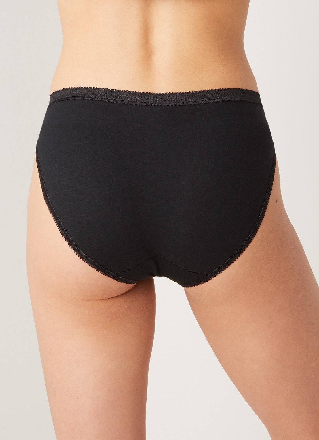 Sloggi Basic Tai slip - achterkant 3 zwart