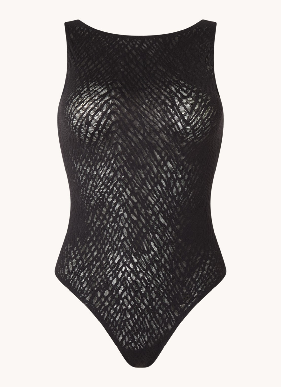 Sloggi Bliss naadloze body  - voorkant 2 zwart