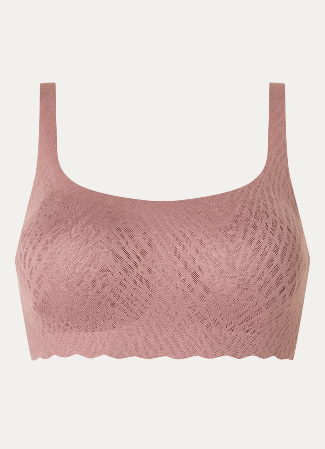 Sloggi Bliss naadloze bralette met uitneembare vulling - voorkant 2 oudroze
