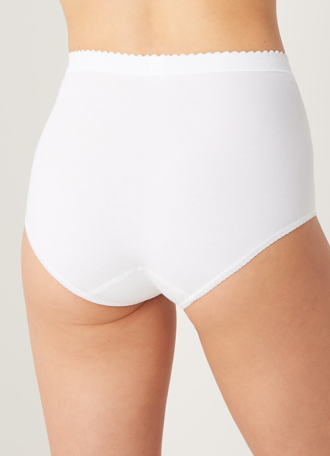 Sloggi Control maxi tailleslip - achterkant 2 wit