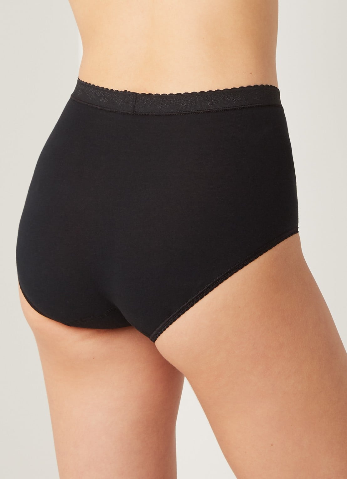 Sloggi Control maxi tailleslip - achterkant 2 zwart