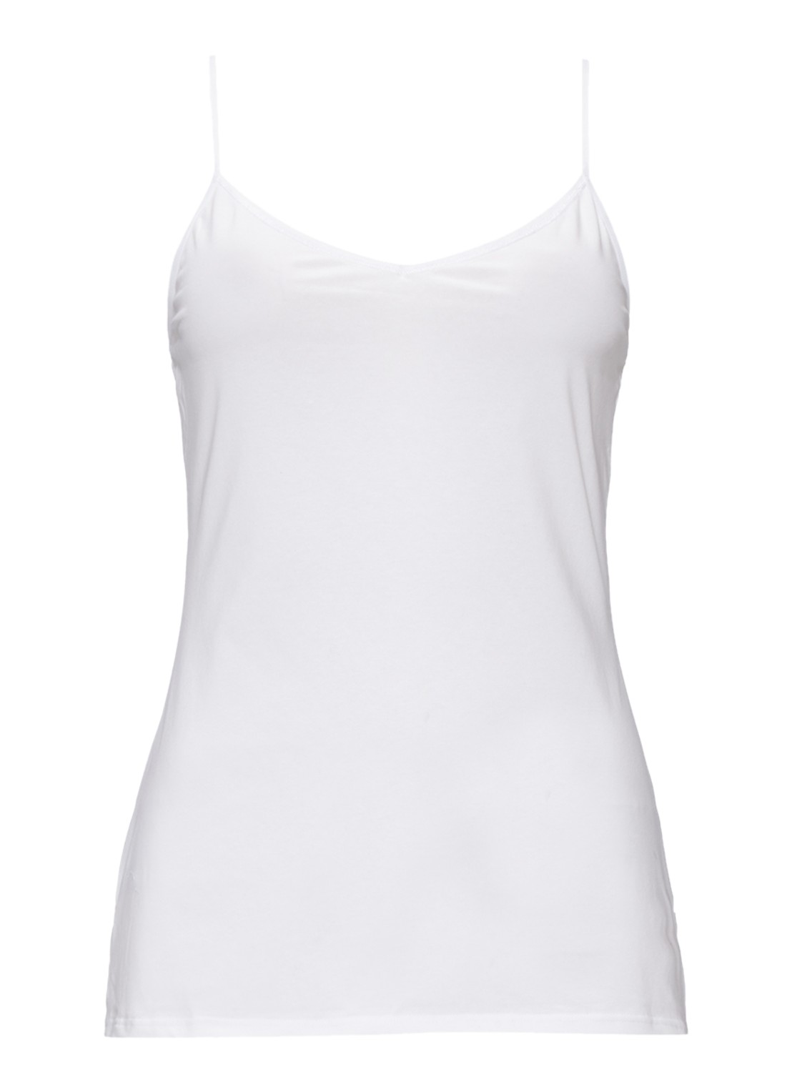 Sloggi EverNew singlet met spaghettibandjes - voorkant wit