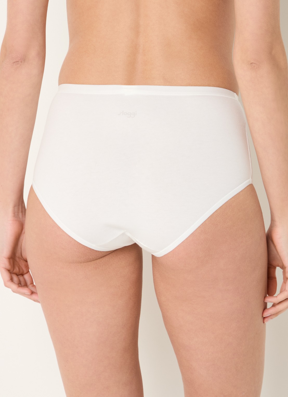 Sloggi Go Daily high waisted slip in 3-pack - achterkant 2 wit