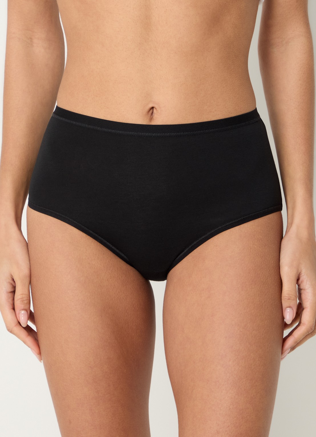 Sloggi Go Daily high waisted slip in 3-pack - detail zwart