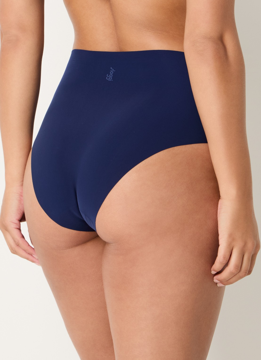 Sloggi High waisted naadloze slip - achterkant 3 donkerblauw