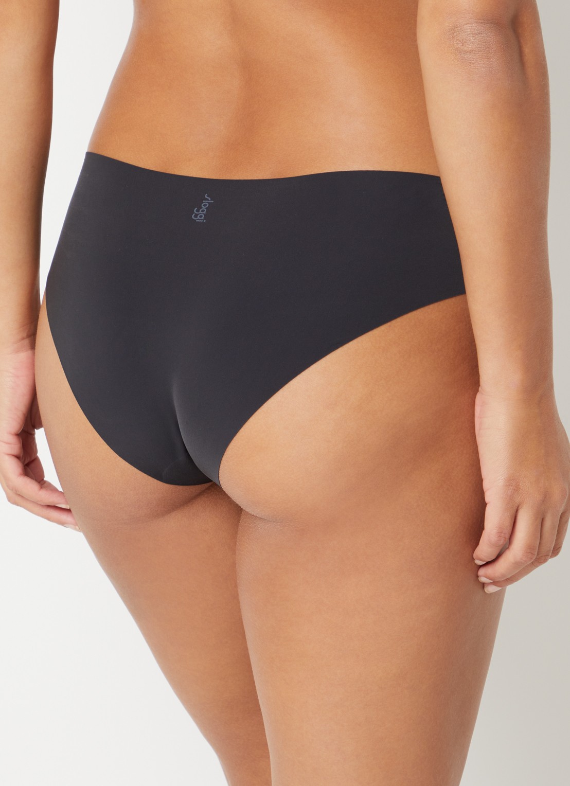 Sloggi High waisted slip - achterkant 3 zwart