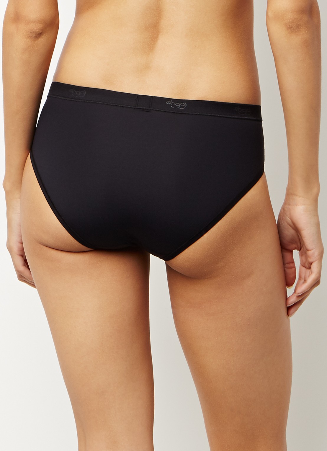 Sloggi Slip Sensual Fresh Midi - achterkant 3 zwart