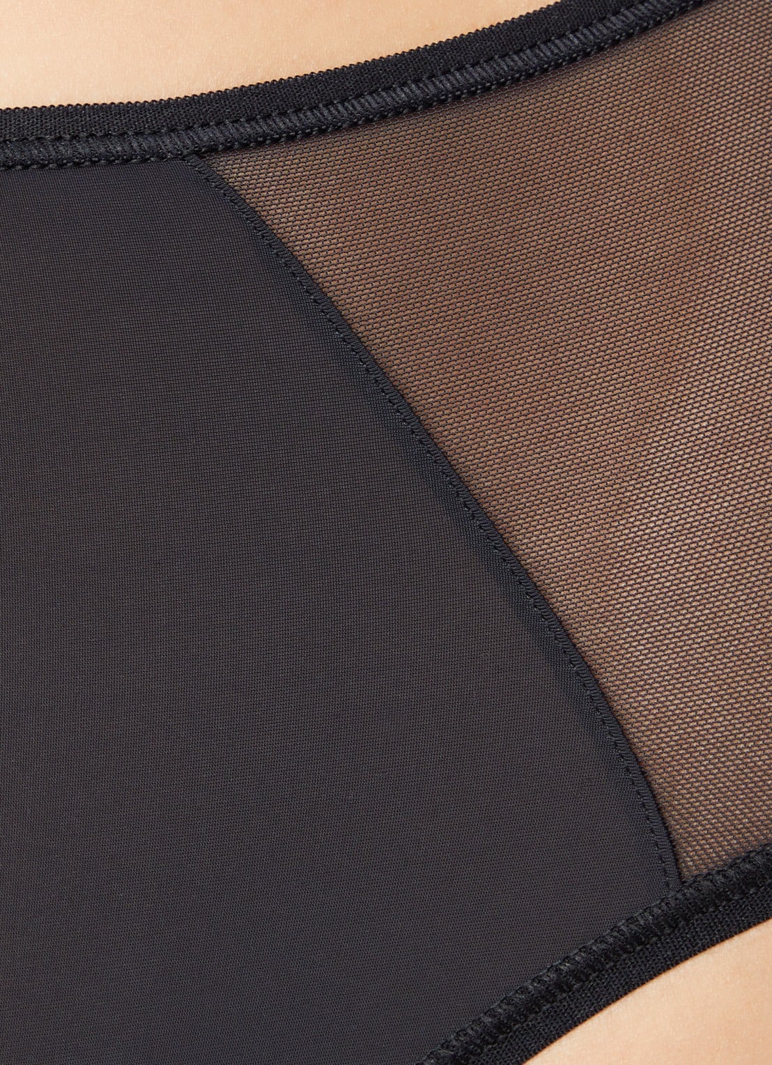 Sloggi Soft ADAPT high waisted hipster met mesh - detail 2 zwart