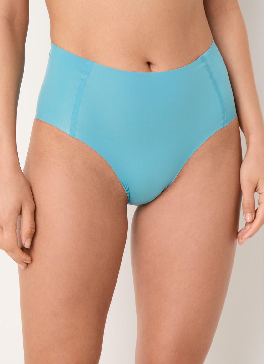 Sloggi Zero Feel 2.0 high waisted naadloze slip - detail 3 turquoise