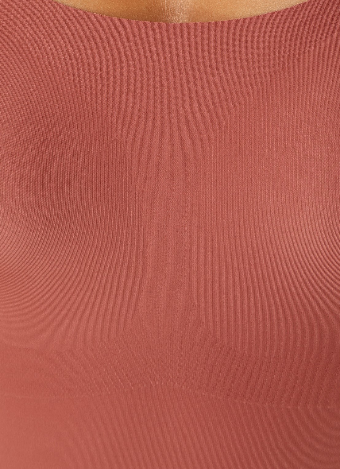 Sloggi Zero Feel 2.0 naadloze body met uitneembare vulling - detail 5 roodbruin