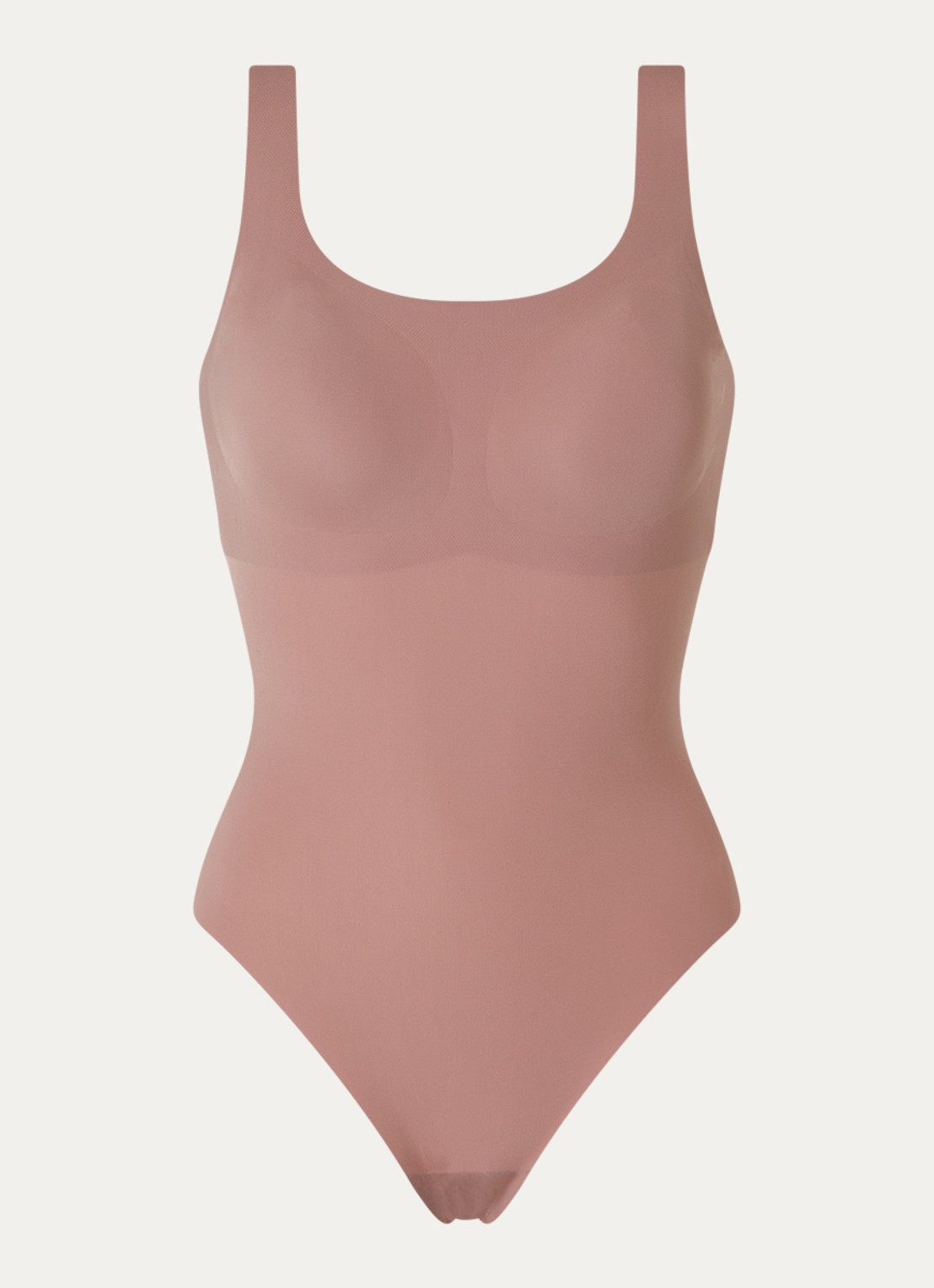 Sloggi Zero Feel 2.0 naadloze body met uitneembare vulling - voorkant 3 oudroze