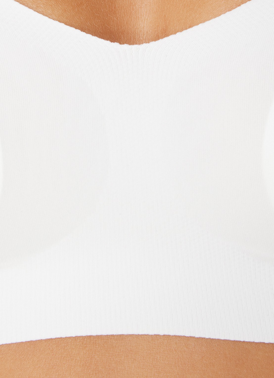 Sloggi Zero Feel 2.0 naadloze bralette met uitneembare vulling - detail 5 gebroken wit