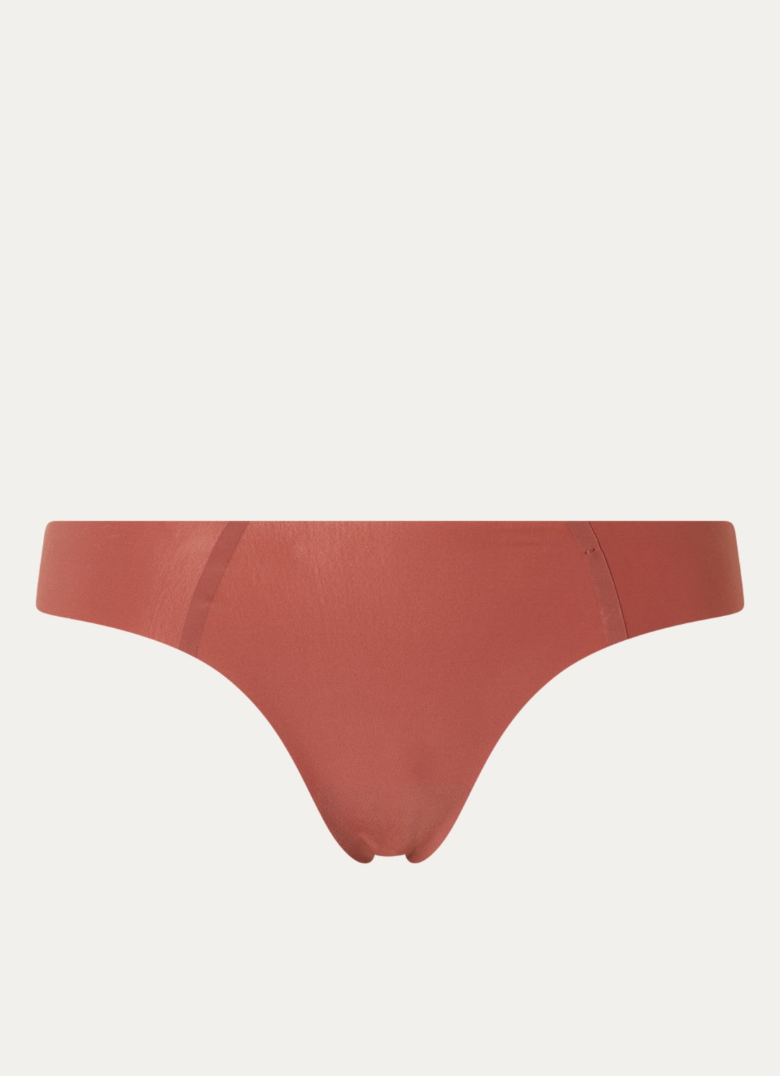 Sloggi Zero Feel 2.0 naadloze tanga - voorkant 4 roodbruin