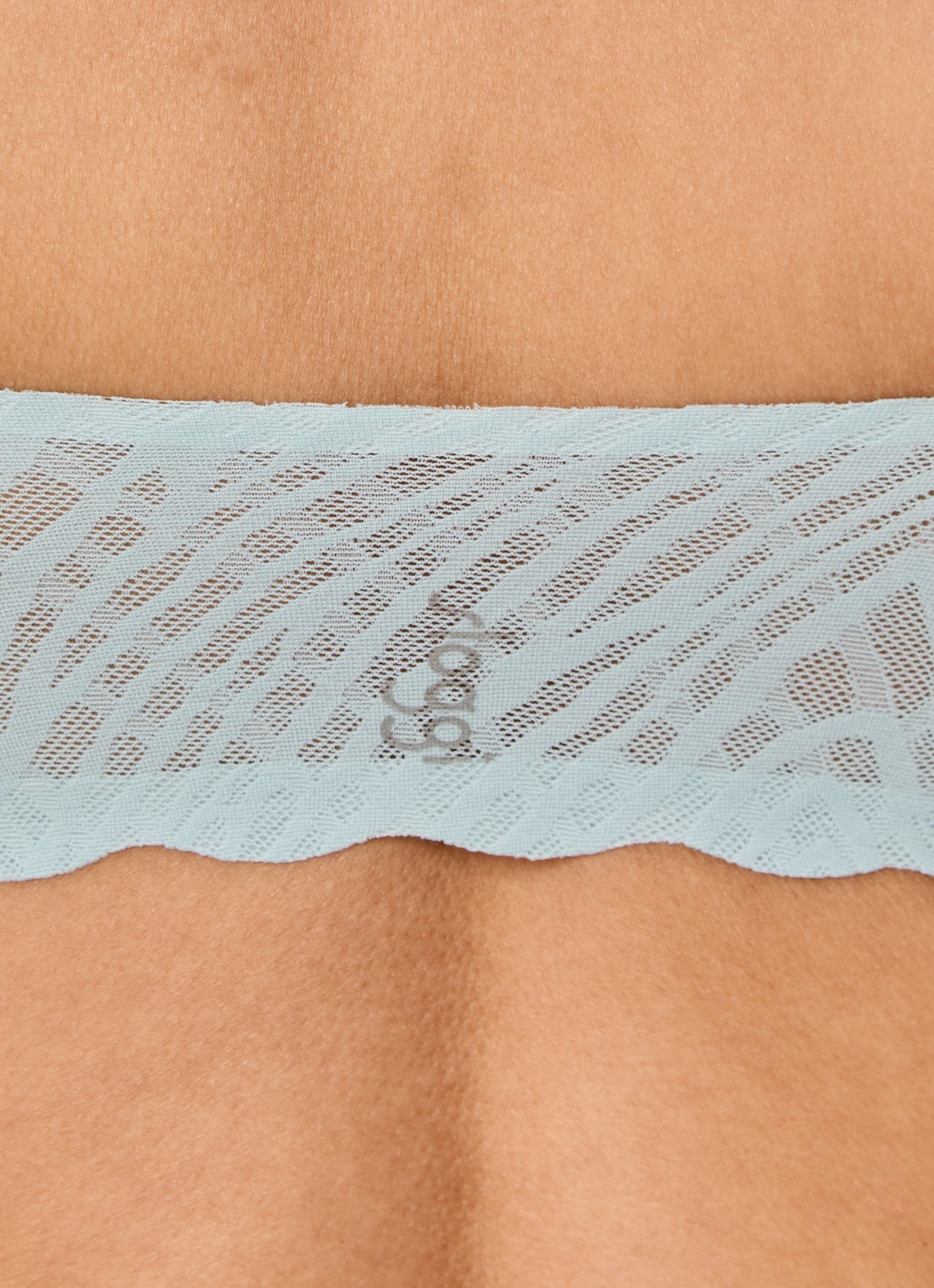 Sloggi Zero Feel Bliss naadloze bralette met uitneembare vulling - detail 3 turquoise