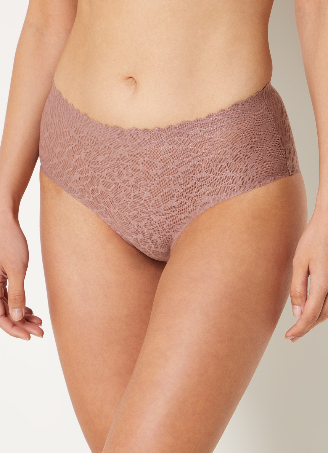 Sloggi ZERO Feel Lace slip van kant - detail 4 oudroze