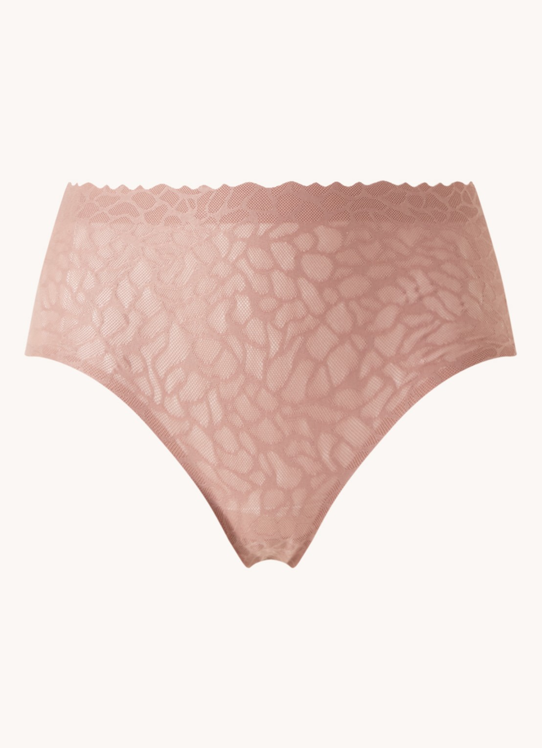 Sloggi ZERO Feel Lace slip van kant - voorkant oudroze