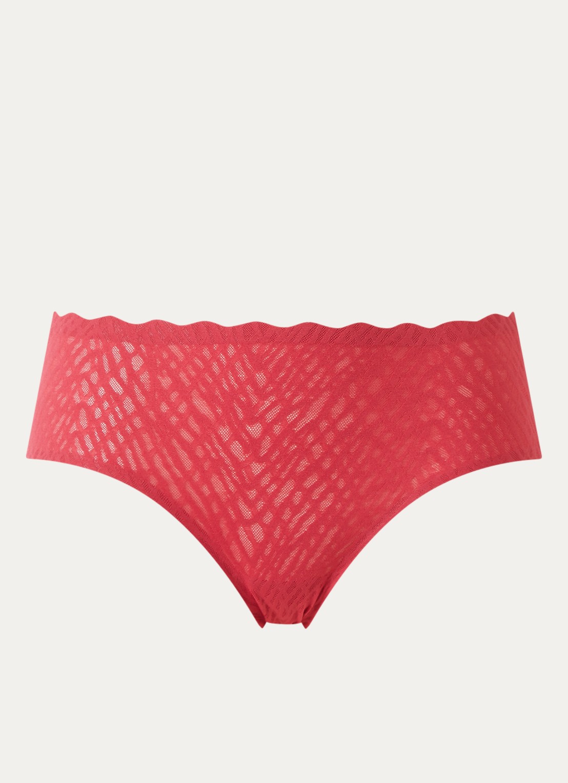 Sloggi Zero hipster met opengwerkt dessin - voorkant fuchsia