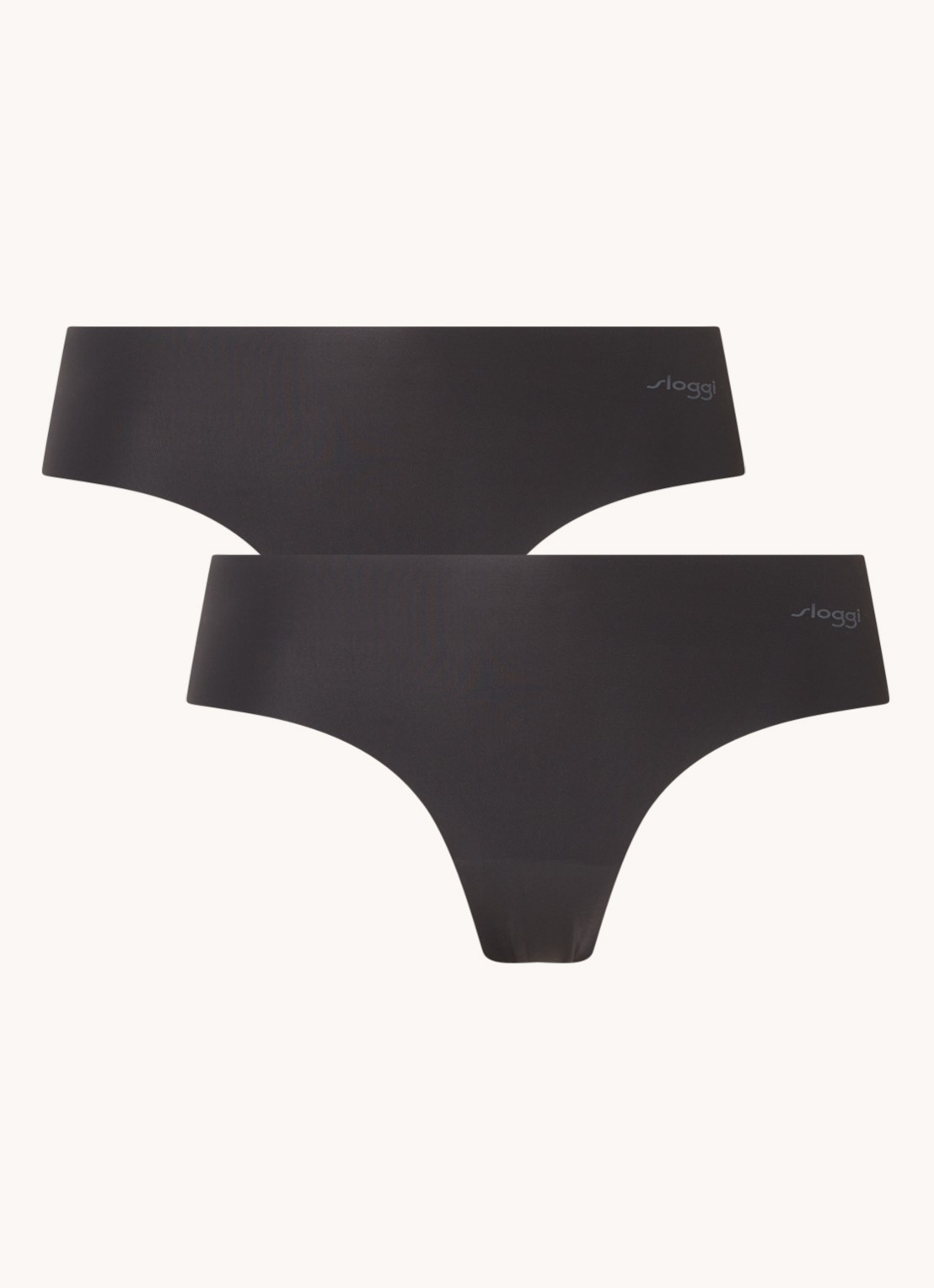 Sloggi ZERO Microfibre naadloze hipster in 2-pack - voorkant 2 zwart