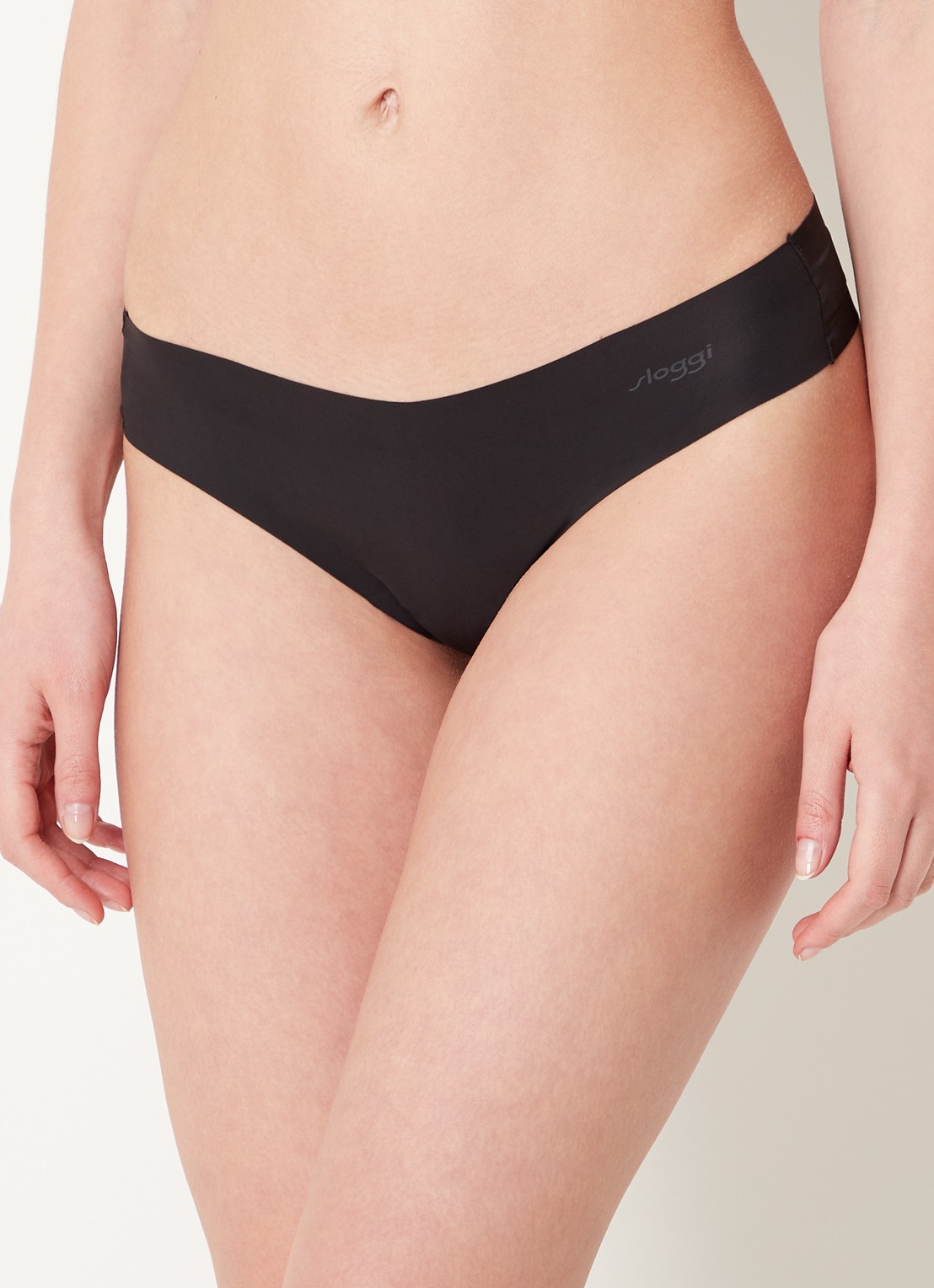 Sloggi ZERO Microfibre naadloze string - detail 2 zwart