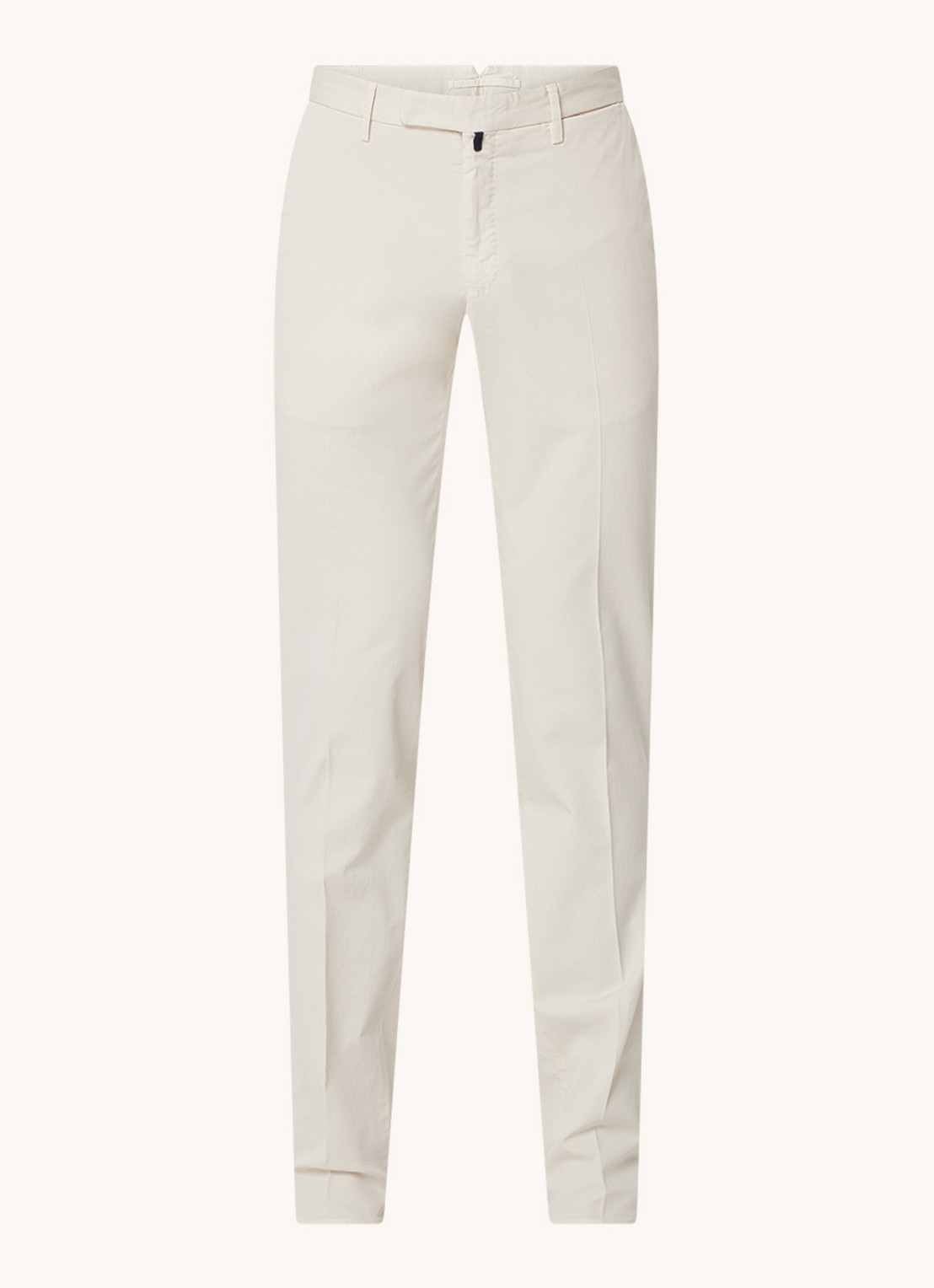 Slowear Royal Batavia slim fit chino met steekzakken - voorkant grijs