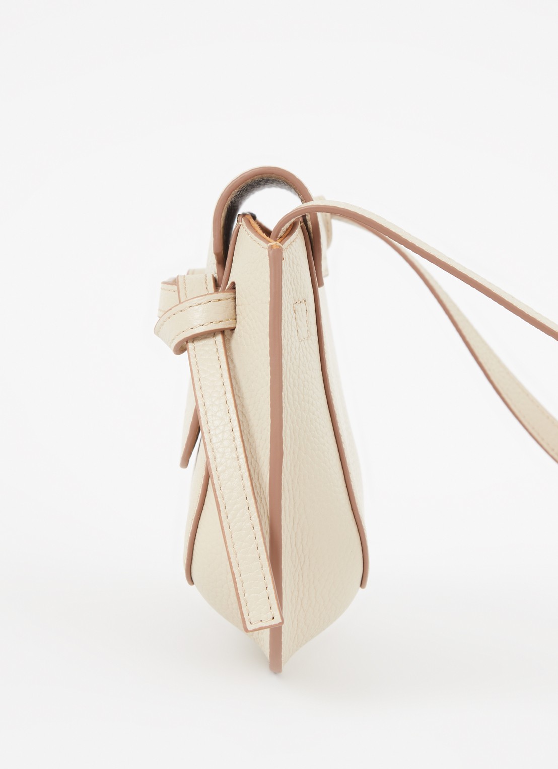 Smaak Clint crossbodytas van leer - detail 3 beige