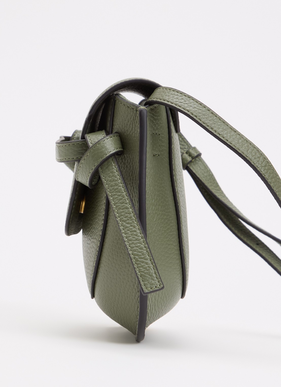 Smaak Clint crossbodytas van leer - detail 4 lindegroen