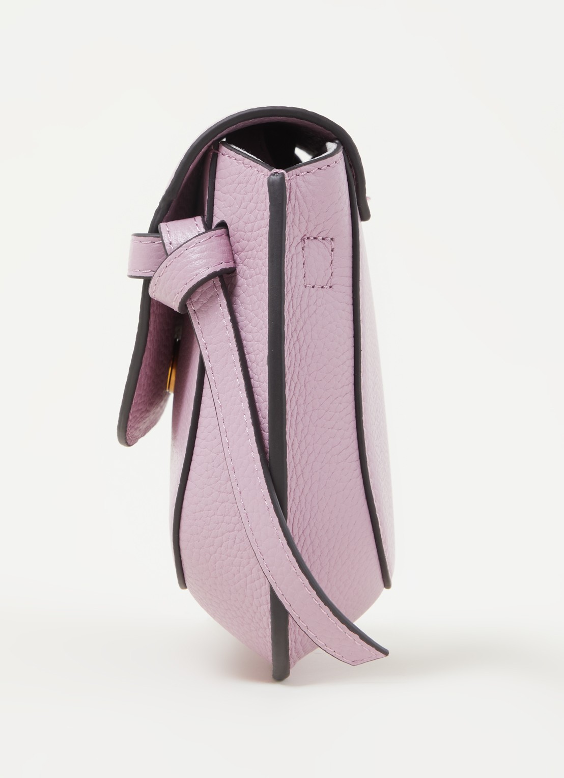 Smaak Clint crossbodytas van leer - detail 4 lavendel