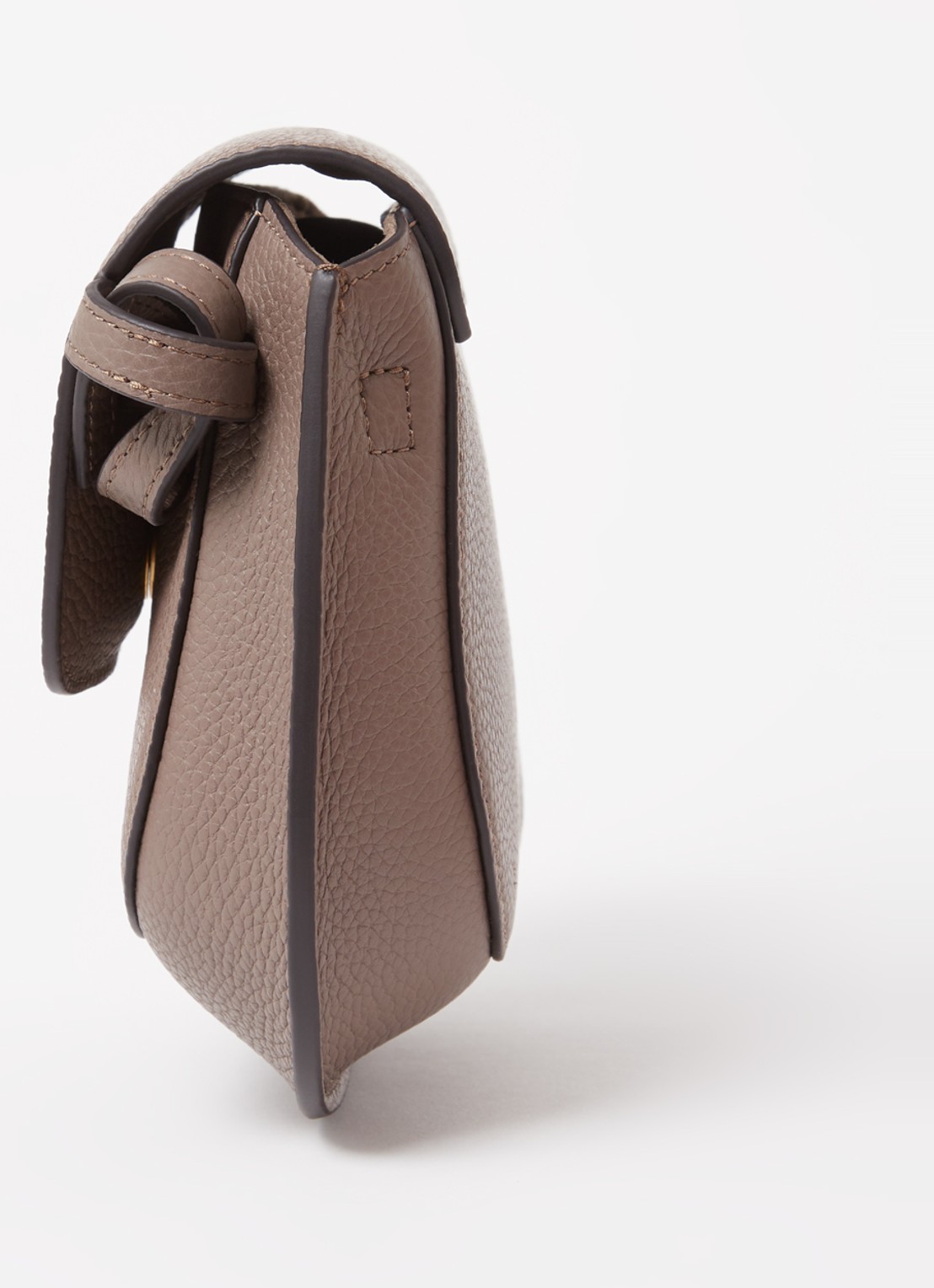 Smaak Clint crossbodytas van leer - detail 4 lichtbruin