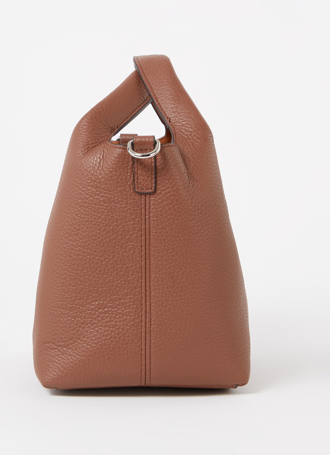 Smaak Daisy handtas van leer met uitneembaar etui - detail 3 hazelnootbruin