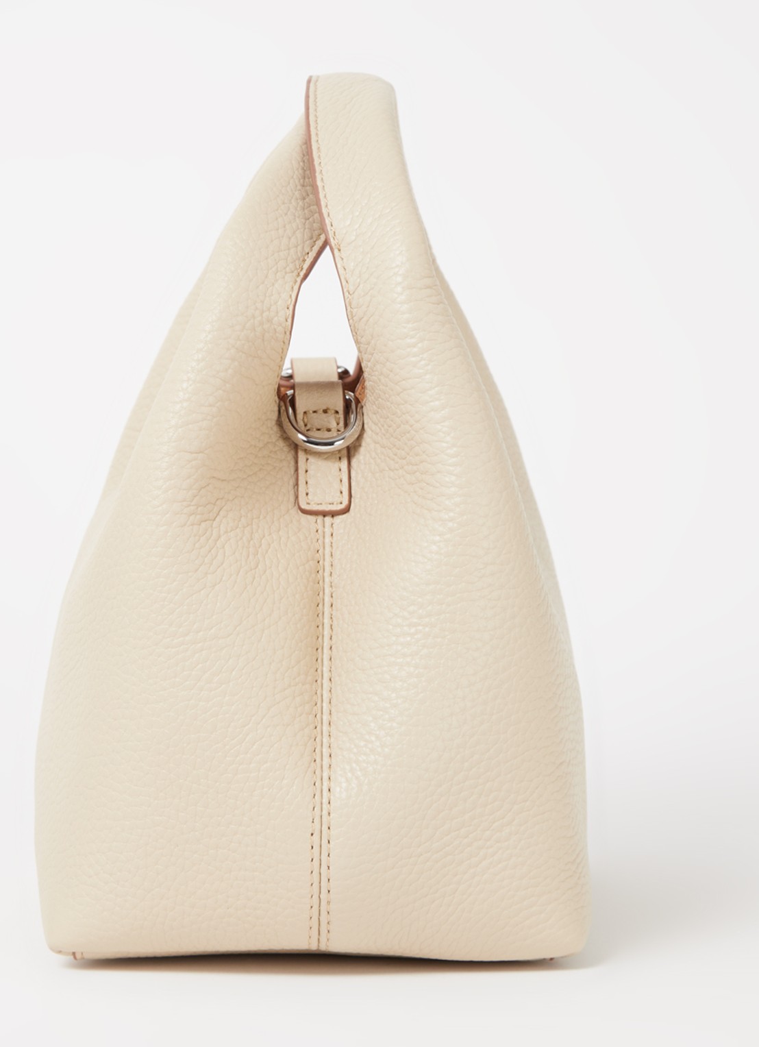 Smaak Daisy Mini Shopper handtas van leer met uitneembare etui - detail 4 ivoor