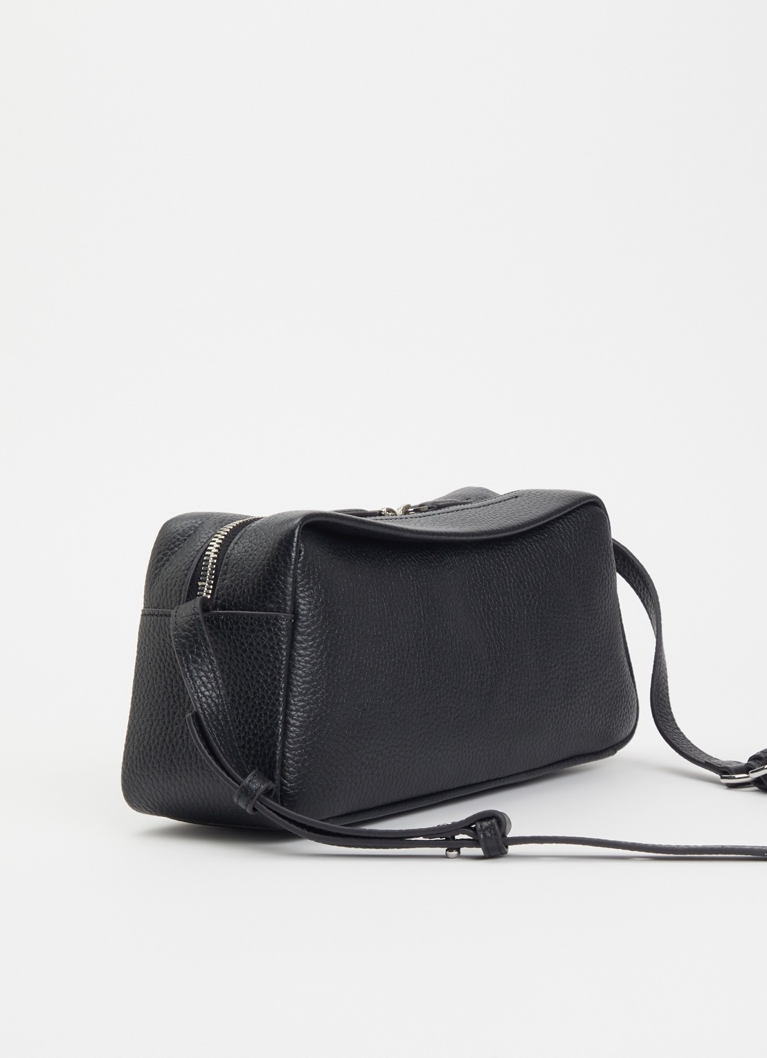 Smaak Joep crossbodytas van leer - achterkant 5 zwart