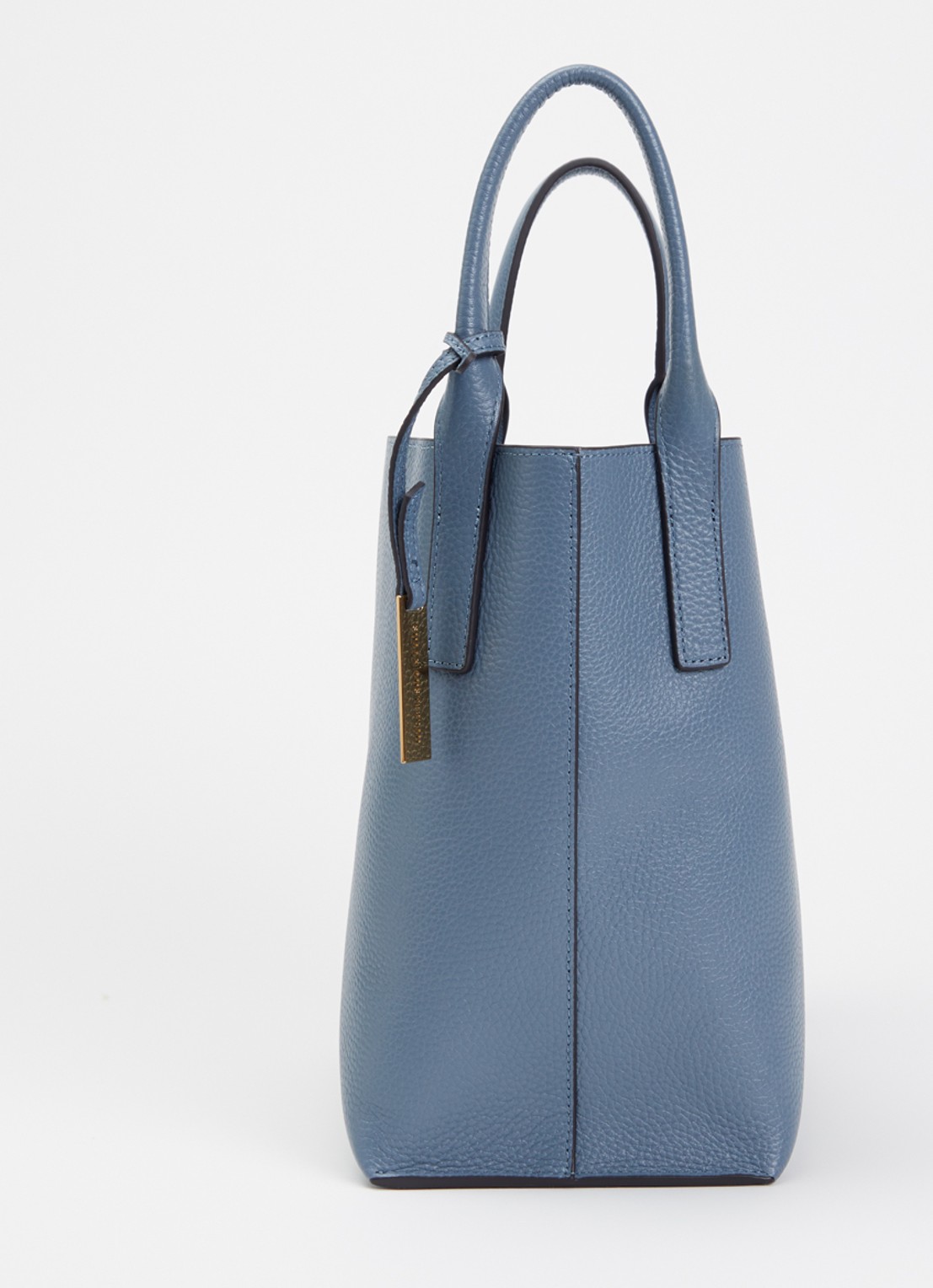 Smaak Scott crossbodytas van leer met uitneembaar etui - detail 3 staalblauw