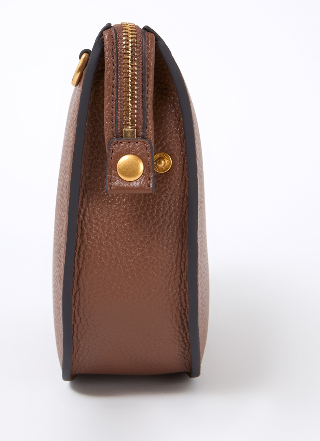 Smaak Silke crossbodytas van leer - detail 3 bruin