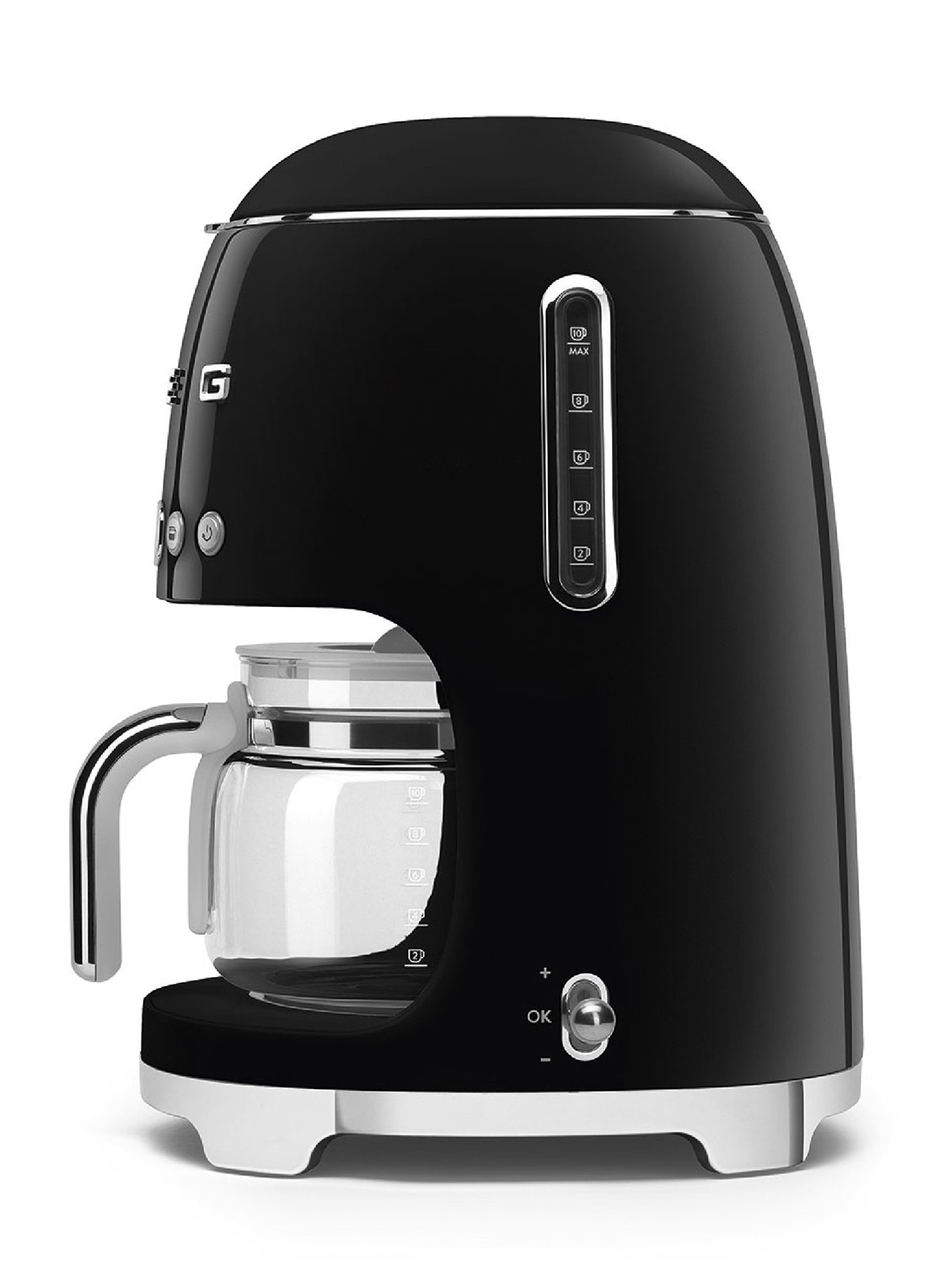 SMEG 50's Retro Style koffiezetapparaat DCF02BLEU - voorkant 3 zwart