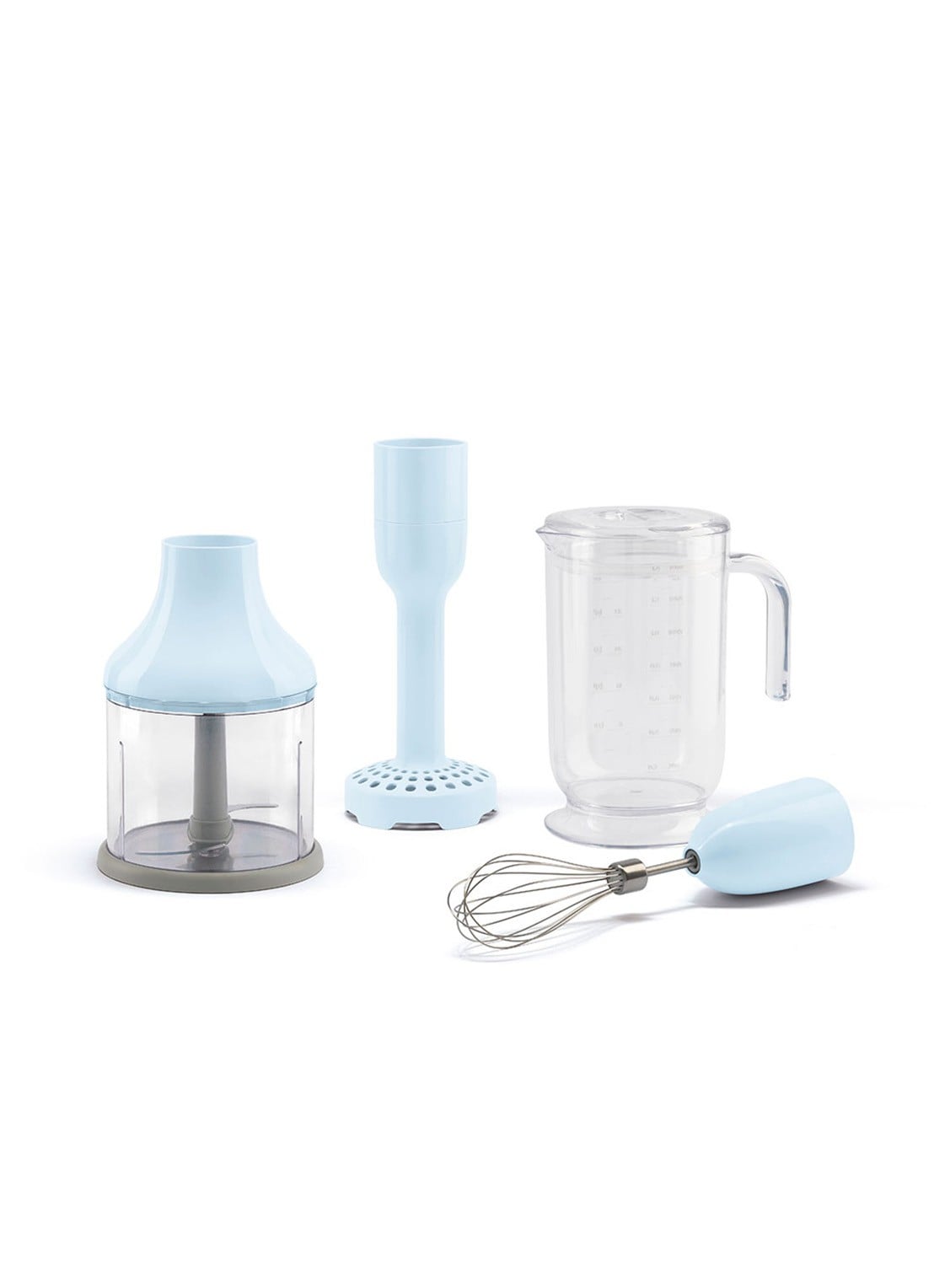 SMEG 50's Style accessoireset voor de staafmixer HBAC11PB - voorkant lichtblauw