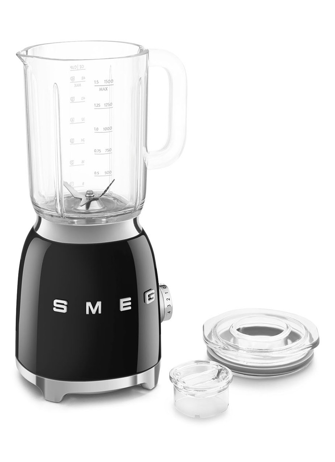 SMEG 50's Style Blender 1,5 liter BLF03BLEU - detail 3 zwart