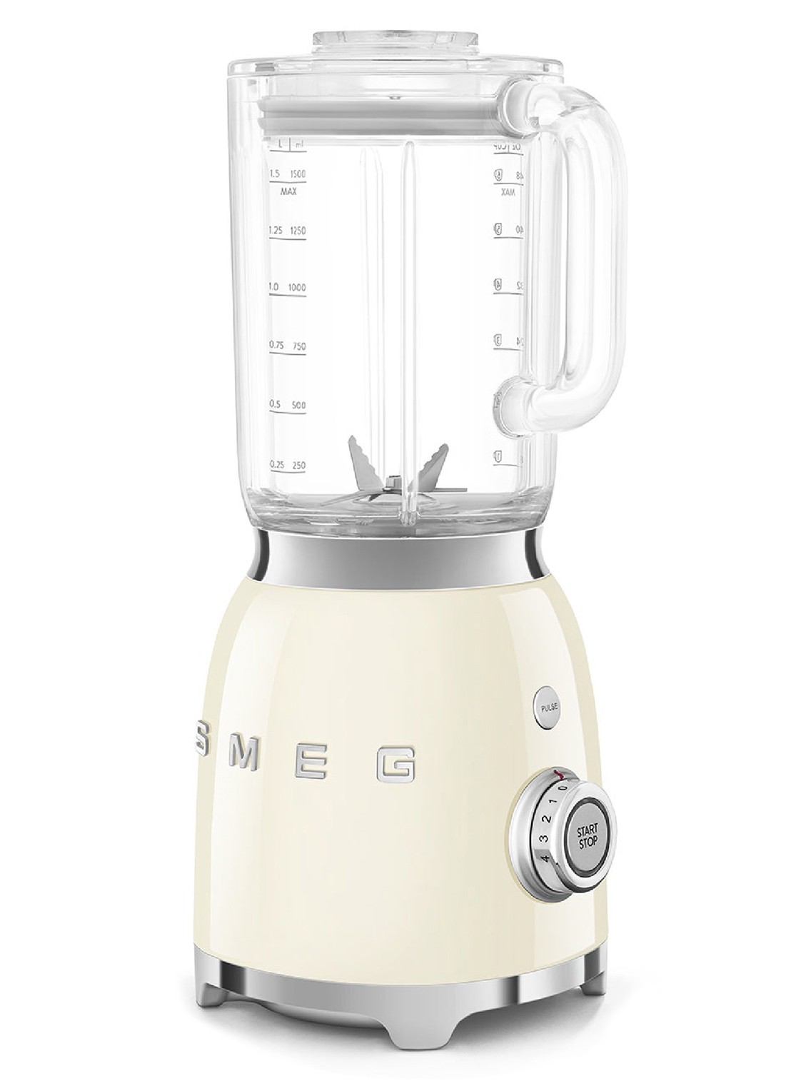 SMEG 50's Style Blender 1,5 liter BLF03CREU - voorkant 2 crème