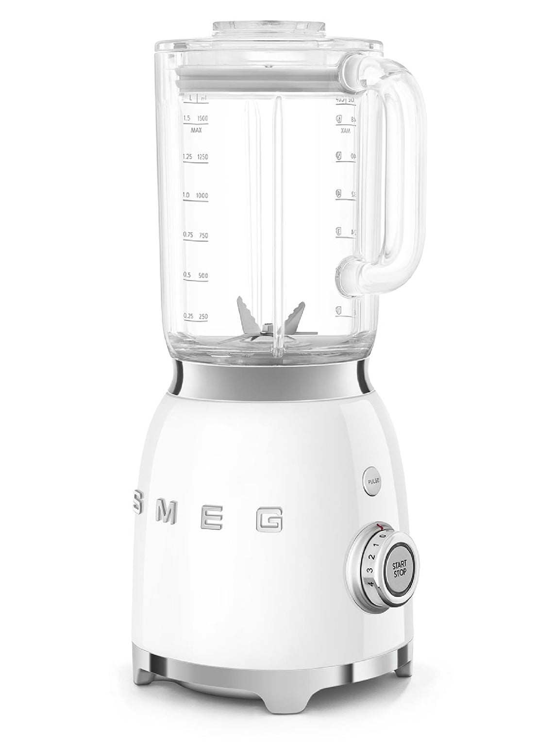 SMEG 50's Style Blender 1,5 liter BLF03WHEU - voorkant wit