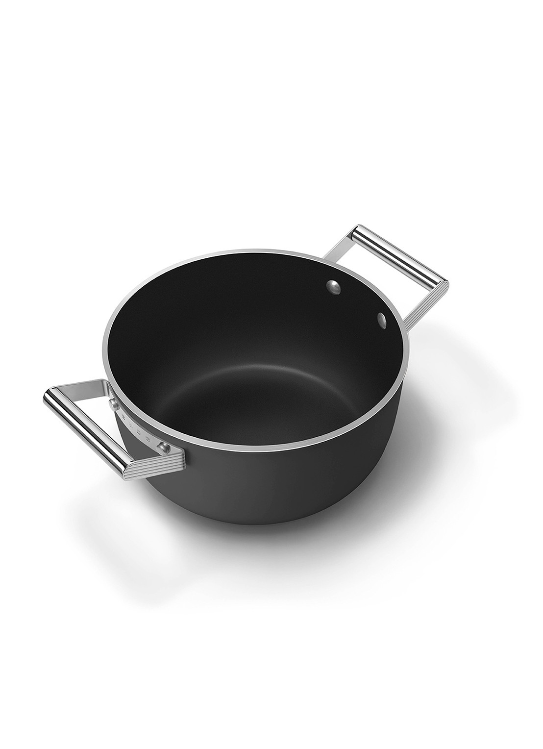 SMEG 50's Style braadpan Ø24 cm - voorkant 3 zwart