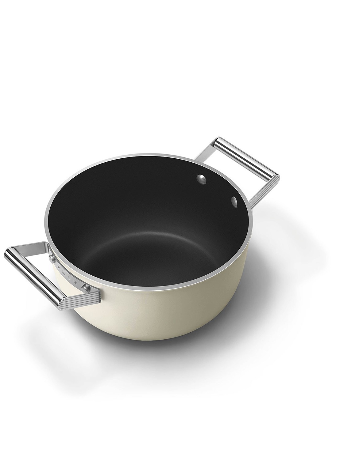 SMEG 50's Style braadpan Ø24 cm - voorkant 3 beige