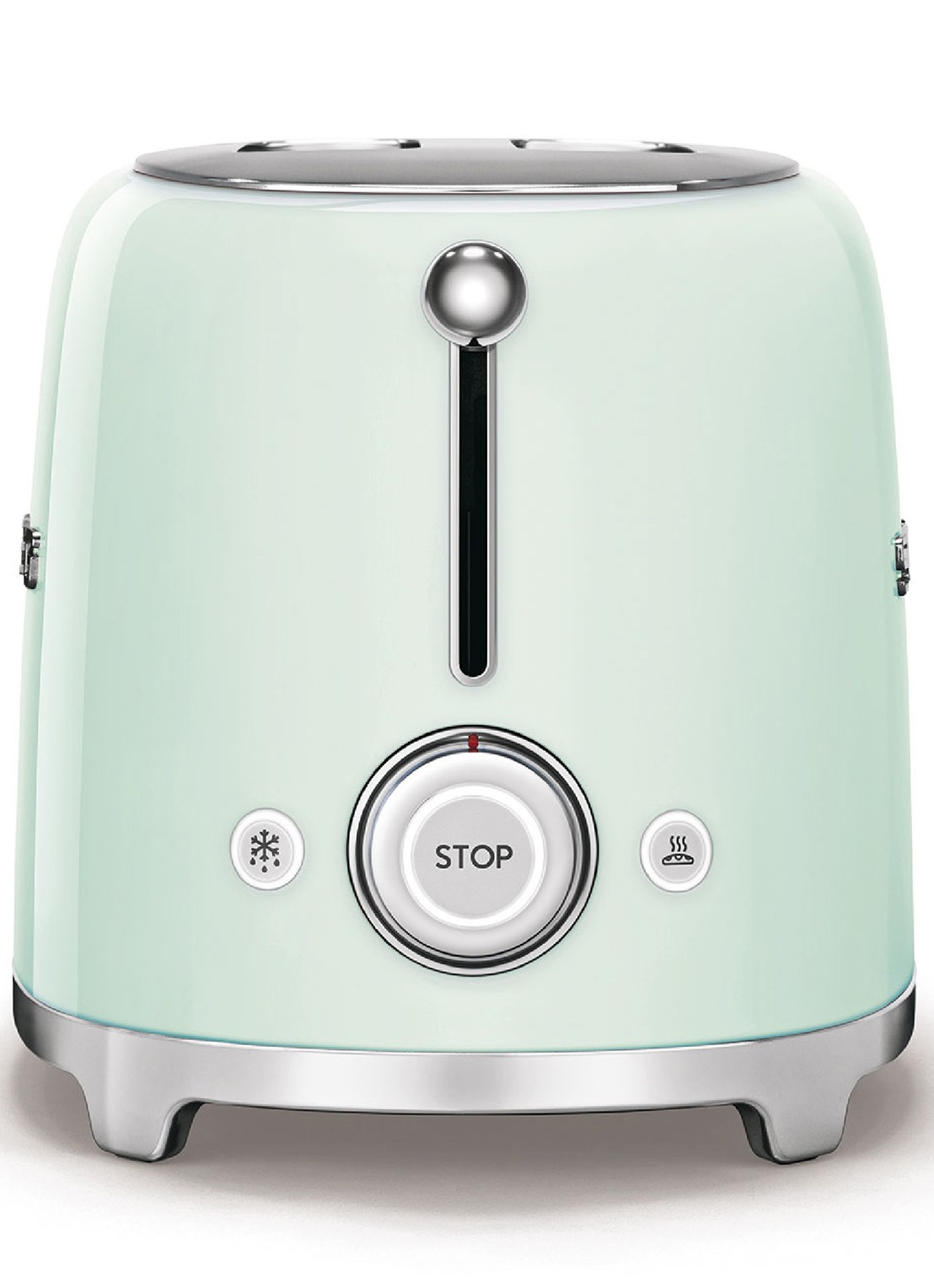 SMEG 50's Style broodrooster 2-slots extra lang TSF02PGEU  - achterkant 2 mint