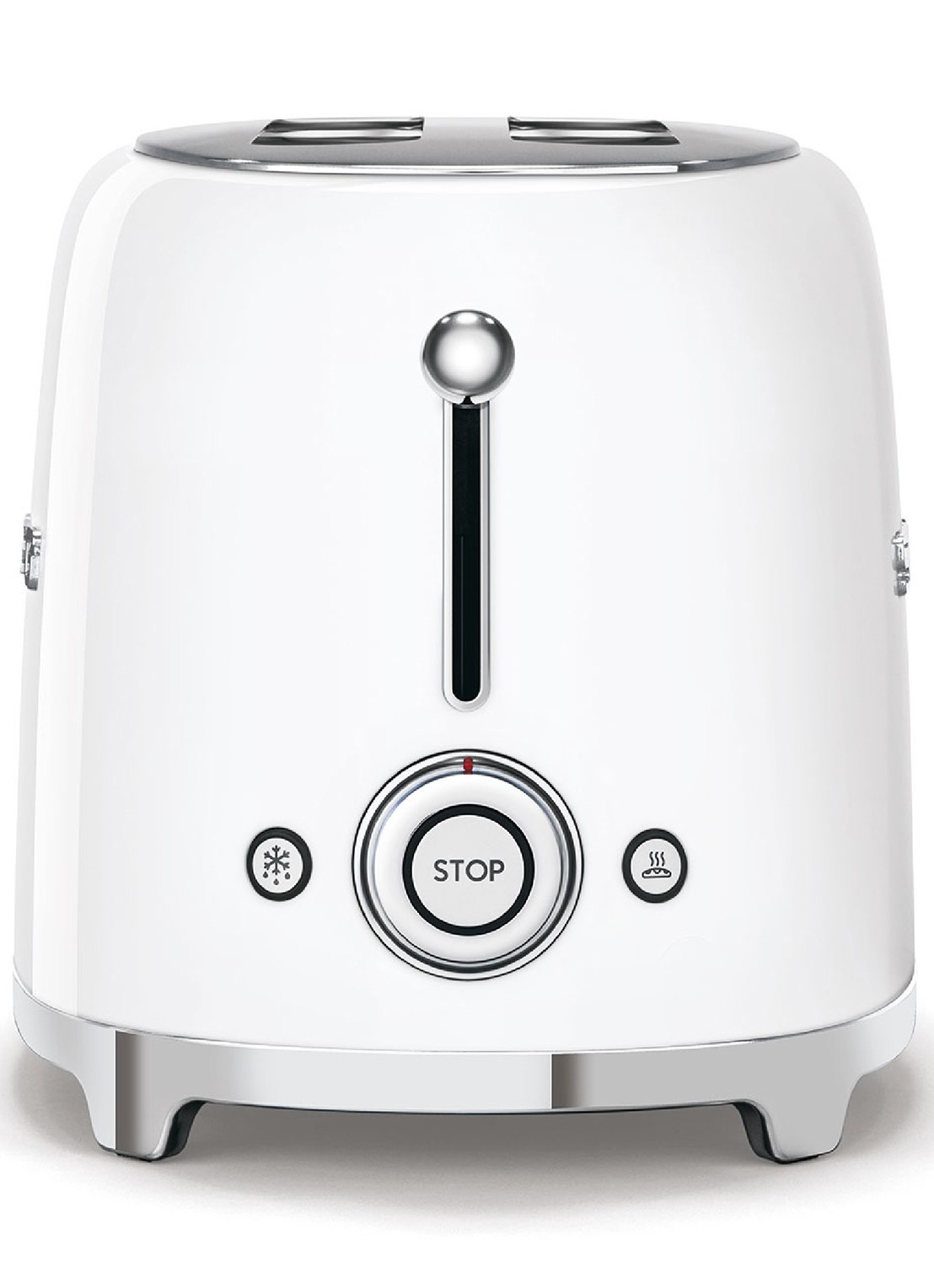 SMEG 50's Style broodrooster 2-slots extra lang TSF02WHEU  - achterkant 2 wit
