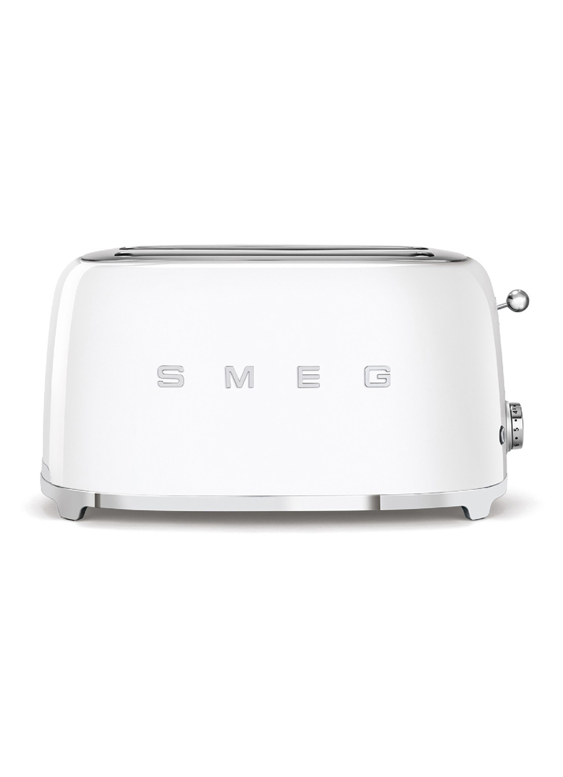 SMEG 50's Style broodrooster 2-slots extra lang TSF02WHEU  - voorkant 3 wit
